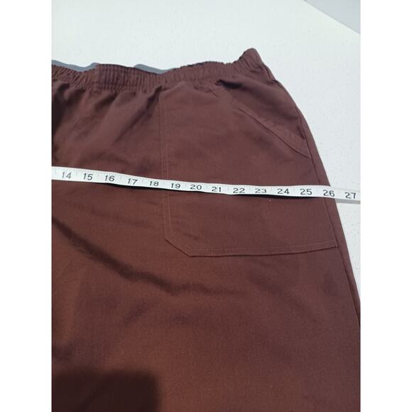 SANIBEL SCRUBS Uniforms Pants Browm Plus Size 2XL - Picture 6 of 6